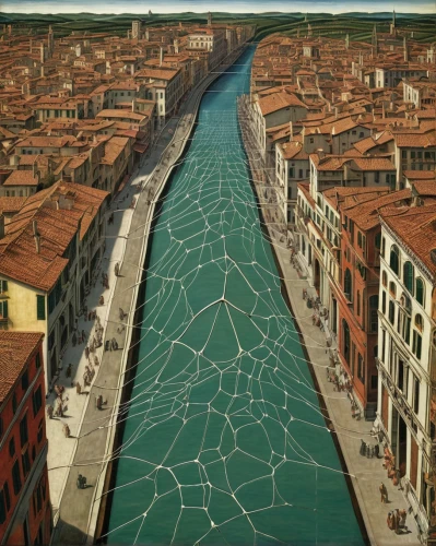 grand canal,venice,canals,arno river,city moat,venezia,infinity swimming pool,waterways,canal,water channel,venetian,virtual landscape,aerial landscape,urban design,waterway,water courses,waterscape,water waves,acqua pazza,a river,Art,Classical Oil Painting,Classical Oil Painting 43