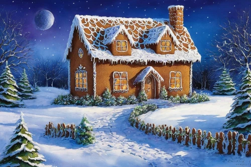 christmas landscape,winter house,gingerbread house,the gingerbread house,christmas snowy background,christmas house,gingerbread houses,christmas scene,winter village,snow scene,christmas town,houses clipart,winter background,advent calendar,winter landscape,snow house,holiday home,home landscape,christmas gingerbread,gingerbread maker,Illustration,Paper based,Paper Based 15