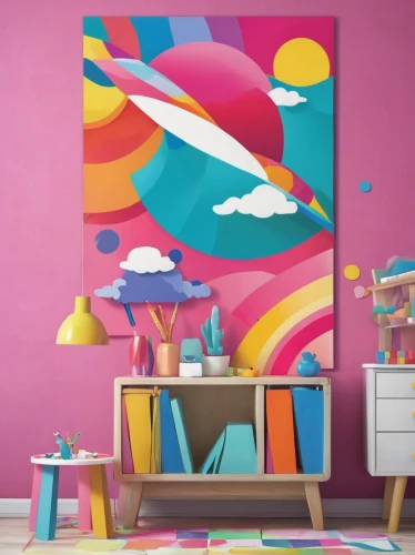 kids room,color wall,colorful background,abstract air backdrop,slide canvas,wall sticker,children's room,background colorful,rainbow color palette,children's bedroom,wall decoration,unicorn art,painted wall,colorful foil background,wall paint,baby room,sky apartment,80's design,colorful birds,wall decor,Illustration,Japanese style,Japanese Style 07