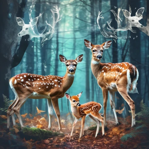 fawns,woodland animals,forest animals,fallow deer group,deer illustration,young-deer,deers,deer-with-fawn,fallow deer,european deer,spotted deer,deer,pere davids deer,buckthorn family,deer with cub,young deer,deer in tears,fawn,dotted deer,fantasy picture,Photography,Artistic Photography,Artistic Photography 07