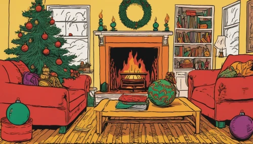 christmas fireplace,fireplace,yule log,christmas motif,christmas room,modern christmas card,christmas scene,christmas mock up,christmas wallpaper,retro christmas,log fire,christmas background,fire place,festive decorations,christmas labels,christmas decor,christmas landscape,gold foil christmas,pre-christmas time,christmas pine,Illustration,Vector,Vector 15