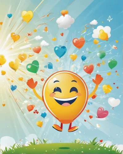 emoji balloons,colorful balloons,smilies,balloons mylar,emojicon,smileys,rainbow color balloons,emoji,cheerfulness,balloons flying,cheerful,emoticon,heart balloons,balloon,emojis,sunburst background,be happy,net promoter score,emoticons,irish balloon,Illustration,Japanese style,Japanese Style 19
