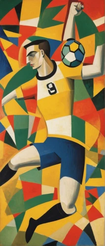 soccer world cup 1954,sportsman,cimarrón uruguayo,sports collectible,european football championship,advertising figure,women's football,1952,ronaldo,world cup,copa,1929,soccer player,sport,roy lichtenstein,sports wall,1926,italian poster,1925,futebol de salão,Art,Artistic Painting,Artistic Painting 35