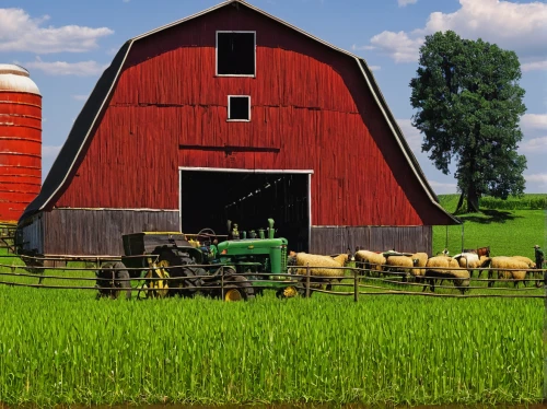 farm landscape,livestock farming,stock farming,farm background,farm animals,agricultural engineering,agriculture,aggriculture,agricultural use,hay farm,barns,agricultural,agricultural machinery,farmland,farm yard,red barn,farms,farmstead,field barn,aroostook county,Illustration,American Style,American Style 03