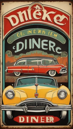 retro diner,diner,drive in restaurant,desoto deluxe,dine,dinkel wheat,enamel sign,tin sign,vintage labels,dkw,vintage dishes,placemat,vintage wallpaper,dining,retro 1950's clip art,plymouth deluxe,retro automobile,vintage advertisement,edsel,oldtimer,Illustration,Retro,Retro 19