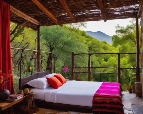 boutique hotel,morocco,tree house hotel,eco hotel,canopy bed,atlas mountains,cabana,chiapas,pachamama,termales balneario santa rosa,atitlan,marrakesh,chalet,besides the cancer time to nearby lodging,thai massage,guesthouse,bamboo curtain,samburu,moroccan pattern,cusco,Art,Artistic Painting,Artistic Painting 31