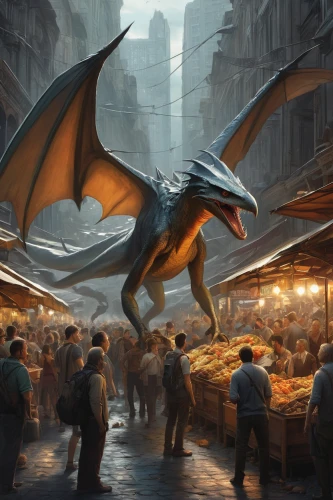 charizard,painted dragon,dragons,dragon of earth,dragon,fantasy art,dragon li,fantasy picture,heroic fantasy,draconic,sci fiction illustration,gryphon,world digital painting,grand bazaar,wyrm,green dragon,the market,black dragon,large market,golden dragon,Conceptual Art,Fantasy,Fantasy 12