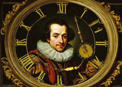 tudor,hygrometer,clockmaker,astronomical clock,guilloche,leonardo devinci,barometer,watchmaker,timepiece,shakespeare,bearing compass,longitude,time pointing,mozartkugeln,clock face,portrait background,mozartkugel,chronometer,basset artésien normand,vanellus miles,Art,Classical Oil Painting,Classical Oil Painting 26