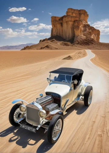 rolls-royce silver ghost,desert racing,ford model a,morgan lifecar,desert run,desert safari,willys-overland jeepster,horch 853,delage d8-120,morgan electric car,dodge m37,singer roadster,sand road,steam car,horch 853 a,ford model t,rolls royce 1926,bmw 327,off-road car,roadster 75,Art,Classical Oil Painting,Classical Oil Painting 01
