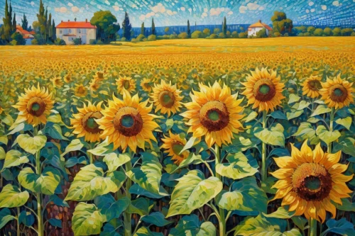sunflower field,sunflowers,sunflowers in vase,sun flowers,flowers field,flower field,field of flowers,sunflower paper,sunflowers and locusts are together,sun daisies,blanket of flowers,yellow garden,khokhloma painting,flower painting,blooming field,helianthus sunbelievable,flowers of the field,cultivated field,helianthus,flower meadow,Conceptual Art,Daily,Daily 31