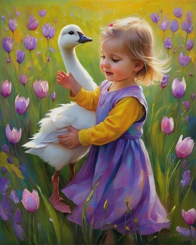 young swan,swan cub,flower and bird illustration,flower painting,duckling,oil painting on canvas,tenderness,children's background,swan,baby swans,innocence,cygnet,swan baby,oil painting,young duck duckling,bird painting,baby swan,white swan,springtime background,swan lake,Illustration,Realistic Fantasy,Realistic Fantasy 30