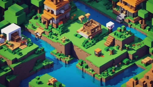 isometric,a small waterfall,villages,tiny world,mountain village,tileable,escher village,low poly,floating islands,ravine,low-poly,mountain settlement,fairy village,aurora village,a small lake,forests,mud village,resort town,alpine village,popeye village,Unique,Pixel,Pixel 03