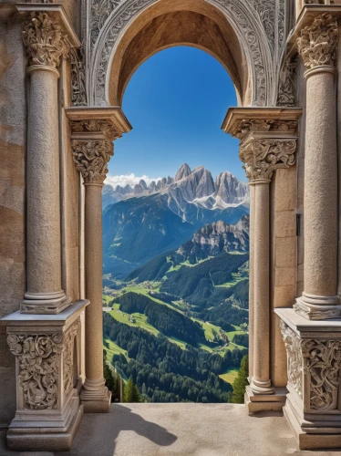 dolomites,the sesto dolomites,dolomiti,south tyrol,lake misurina,east tyrol,südtirol,val gardena,castelmezzano,schwabentor,alpine region,italy,landscape mountains alps,sicily window,pointed arch,south-tirol,three centered arch,classical architecture,the alps,austria,Illustration,Black and White,Black and White 03