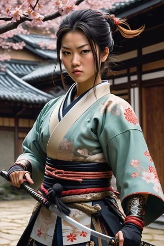 japanese woman,hanbok,geisha,geisha girl,korean culture,samurai,mukimono,japanese culture,taekkyeon,samurai fighter,japanese martial arts,hanok,japanese style,japanese art,goki,plum blossoms,martial arts uniform,motsunabe,anime japanese clothing,inner mongolian beauty,Conceptual Art,Oil color,Oil Color 04