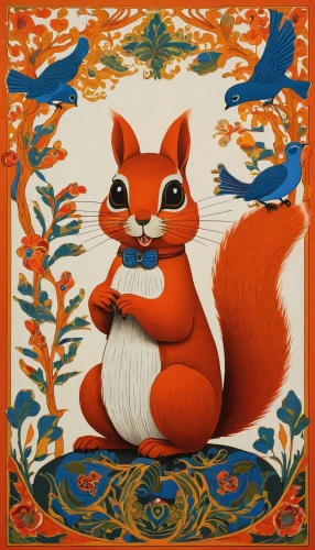 garden-fox tail,kimono fabric,a fox,little fox,christmas fox,kitsune,fox,heraldic animal,tapestry,foxes,redfox,red fox,christmas pattern,fox stacked animals,child fox,traditional pattern,fox and hare,cute fox,handkerchief,adorable fox,Illustration,Retro,Retro 26