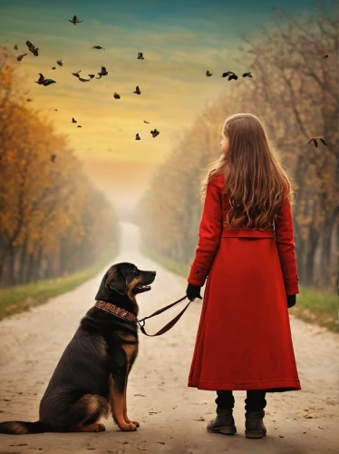girl with dog,boy and dog,companion dog,walk with the children,walking dogs,autumn walk,little boy and girl,dog photography,human and animal,dog walker,pet vitamins & supplements,vintage boy and girl,girl and boy outdoor,red coat,dog-photography,companionship,beauceron,dog walking,obedience training,red cape,Photography,Documentary Photography,Documentary Photography 32