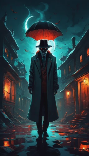 man with umbrella,world digital painting,sci fiction illustration,scythe,game illustration,mystery book cover,play escape game live and win,music background,background images,investigator,background image,cd cover,raindops,lamplighter,umbrella,would a background,walking in the rain,live escape game,pandemic,twitch icon,Conceptual Art,Fantasy,Fantasy 21