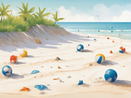 summer beach umbrellas,beach ball,beach landscape,beach scenery,dream beach,summer icons,beach chairs,beach furniture,seashells,seaside country,beach grass,beach defence,sand coast,sea shells,tropical beach,summer background,beach background,sandy beach,beaches,watercolor seashells,Illustration,Paper based,Paper Based 07