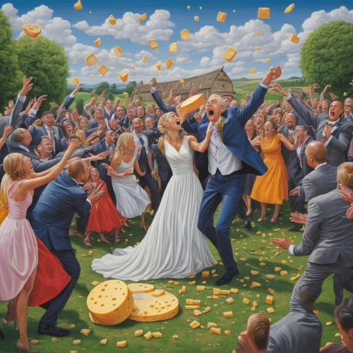 dancing couple,the ball,wedding couple,oranges,tangerines,kristbaum ball,golden weddings,fête,wedding reception,confetti,wedding band,flying dandelions,silver wedding,wedding photo,wedding decoration,throwing leaves,orangina,wedding,ecstatic,quinceañera,Illustration,Abstract Fantasy,Abstract Fantasy 21