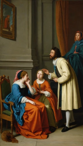 bougereau,parents with children,church painting,charity,father with child,holy family,candlemas,young couple,courtship,orange robes,partiture,samaritan,mother with children,contemporary witnesses,children studying,fontainebleau,the death of socrates,auxiliary bishop,paintings,bellini,Art,Classical Oil Painting,Classical Oil Painting 33