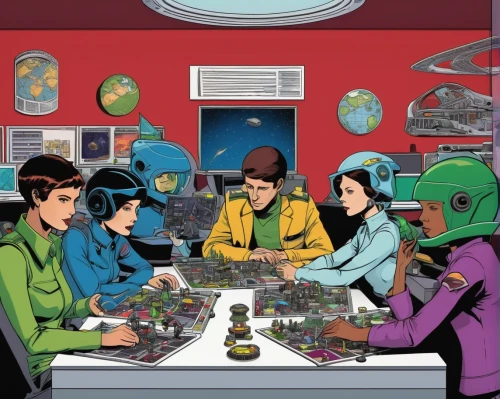 tabletop game,round table,breakfast table,color table,nightshade family,board game,dinner party,conference table,kitchen table,sci fiction illustration,mix table,tabletop,placemat,lost in space,star trek,caper family,trek,dining table,saucer,poker table,Illustration,Vector,Vector 14