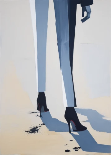 fashion illustration,woman walking,high heeled shoe,stiletto-heeled shoe,girl walking away,woman's legs,woman shoes,high heel,high-heels,high heel shoes,stilettos,woman silhouette,black shoes,dancing shoes,women's legs,high heels,women silhouettes,heeled shoes,fashion vector,pedestrian,Conceptual Art,Oil color,Oil Color 02