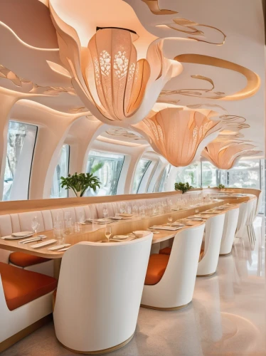 luxury yacht,on a yacht,ufo interior,floating restaurant,yacht exterior,fine dining restaurant,oasis of seas,breakfast on board of the iron,business jet,yacht,emirates,ceiling fixture,danube cruise,galley,cruise ship,aircraft cabin,yachts,breakfast room,superyacht,sushi boat,Illustration,Retro,Retro 08