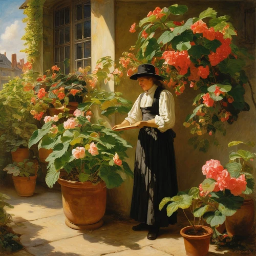 girl picking flowers,girl in the garden,girl picking apples,girl in flowers,picking flowers,flower delivery,holding flowers,work in the garden,flowers in basket,flower cart,girl studying,flower basket,fiori,flower painting,splendor of flowers,begonias,italian painter,basket with flowers,woman playing,flower shop,Art,Classical Oil Painting,Classical Oil Painting 09