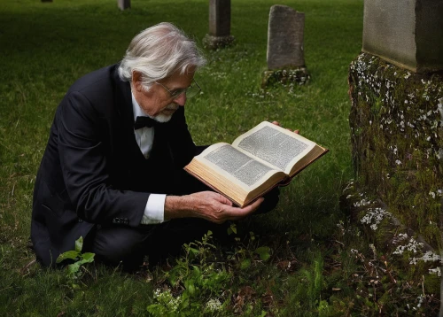 robert harbeck,hymn book,mark twain,ervin hervé-lóránth,bach avens,resting place,graves,brook avens,examining,francis barlow,sculptor ed elliott,burial ground,bach flower therapy,the grave in the earth,readers,sebastian pether,author,reading,carl svante hallbeck,nicholas day,Photography,Documentary Photography,Documentary Photography 31