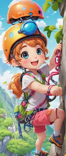 candy island girl,nora,peach tree,children's background,girl with tree,mountain guide,spring background,pam trees,fae,scandia gnome,adventurer,game illustration,flying girl,nami,women climber,tropical bird climber,scandia gnomes,hiker,acerola,monsoon banner,Illustration,Japanese style,Japanese Style 02