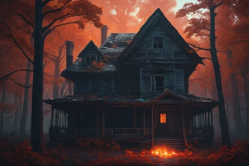 witch's house,witch house,house in the forest,the haunted house,haunted house,lonely house,creepy house,halloween scene,burning house,little house,abandoned house,halloween and horror,house silhouette,halloween background,haunted,lostplace,wooden house,ancient house,old home,haunted forest,Conceptual Art,Sci-Fi,Sci-Fi 11