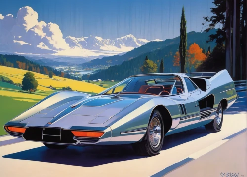 ferrari 512,porsche 904,ford gt40,countach,ferrari daytona,ford gt 2020,ferrari 312p,testarossa,ferrari monza,ferrari testarossa,ferrari 328,iso grifo,porsche 917,daimler sp250,berlinetta,porsche 906,lamborghini countach,porsche 907,jaguar xj13,bmw m1,Conceptual Art,Sci-Fi,Sci-Fi 23