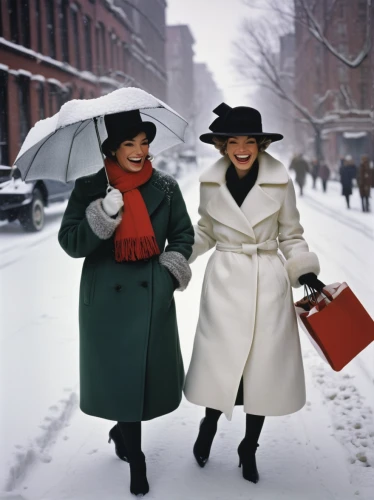 vintage fashion,model years 1958 to 1967,1965,women fashion,callas,1967,vintage 1950s,overcoat,model years 1960-63,vintage women,winter sales,clue and white,cloche hat,menswear for women,the snow falls,retro women,1950s,vintage man and woman,businesswomen,white fur hat,Photography,Fashion Photography,Fashion Photography 19