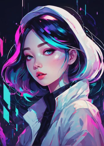 neon ghosts,ultraviolet,neon light,transistor,neon lights,vector girl,colorful background,cyberpunk,mystical portrait of a girl,neon,persona,cyber,neon candies,ghost girl,echo,aura,fantasy portrait,80's design,colorful doodle,neon tea,Conceptual Art,Daily,Daily 21