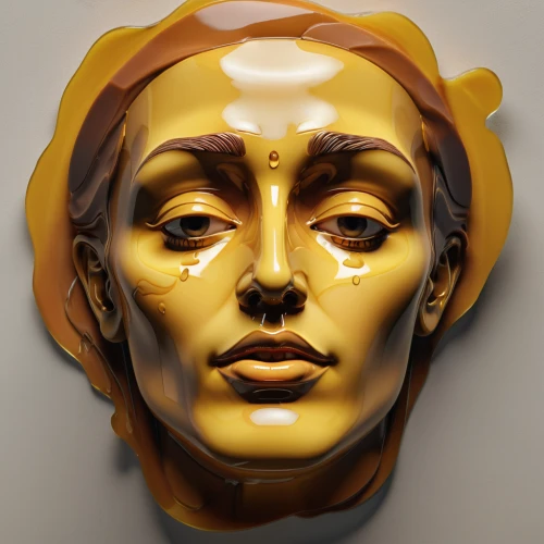 gold paint stroke,gold mask,golden mask,art deco woman,gold lacquer,gold paint strokes,sculpt,gilding,woman sculpture,mary-gold,tears bronze,woman's face,yellow-gold,gold leaf,c-3po,decorative figure,wooden mask,woman face,art deco ornament,gold foil art,Photography,General,Natural