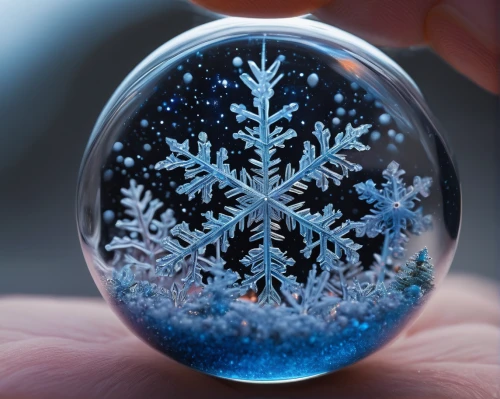 snow globes,glass ornament,snow globe,snowglobes,frozen bubble,frozen soap bubble,crystal ball-photography,ice ball,snowflake background,glass decorations,glass yard ornament,blue snowflake,christmas ball ornament,glass sphere,glass ball,ice crystal,crystal ball,christmas tree bauble,christmas bauble,christmas ornament,Illustration,Paper based,Paper Based 01