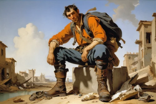 ironworker,tradesman,blue-collar worker,construction worker,a carpenter,worker,repairman,construction industry,thames trader,carpenter,stevedore,samaritan,scrap collector,roofer,contractor,railroad engineer,construction workers,plasterer,italian painter,man with a computer,Art,Classical Oil Painting,Classical Oil Painting 40