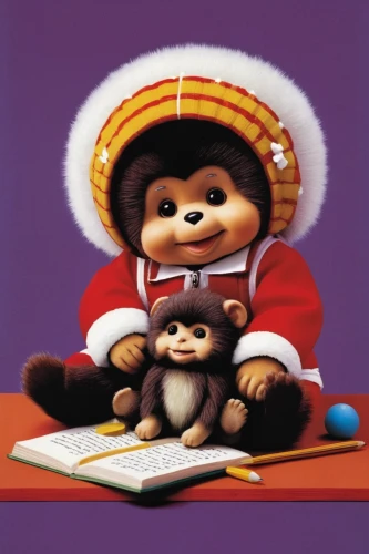 monchhichi,christmas animals,mexican calendar,santa clauses,christmas greeting,feliz navidad,monkey family,greetting card,christmas wallpaper,christmas greetings,kris kringle,children's christmas,christmas icons,christmas messenger,monkeys band,greeting card,christmas picture,monkey with cub,scandia bear,christmas cards,Conceptual Art,Sci-Fi,Sci-Fi 18