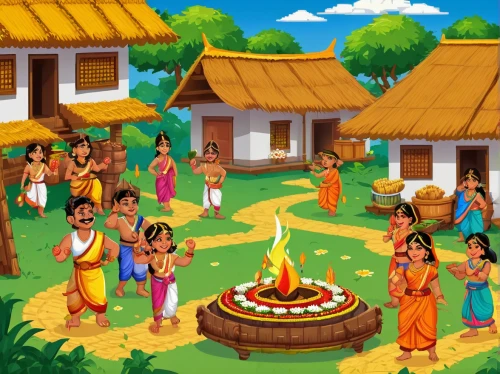 pongal,ramayana festival,diwali festival,onam,diwali background,diwali,deepawali,tamil culture,indian festival,ramayana,diwali banner,traditional village,village scene,the festival of colors,village festival,indian culture,diwali wallpaper,khokhloma painting,hinduism,dusshera,Unique,Pixel,Pixel 05