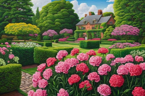 cottage garden,home landscape,hyacinths,pink hyacinth,flower garden,pink tulips,english garden,tulip festival,gardens,pink carnations,tulips field,hyacinth,graph hyacinth,tulip field,vegetables landscape,splendor of flowers,holland,tulips,flower painting,floral border,Conceptual Art,Daily,Daily 23