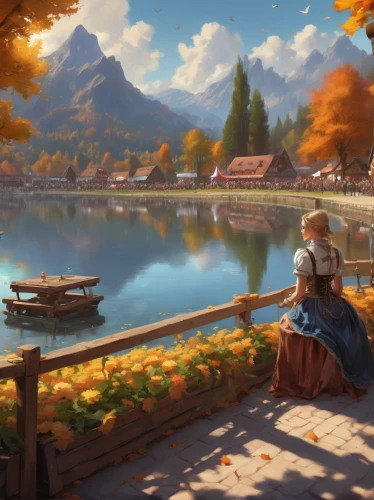 autumn idyll,autumn background,one autumn afternoon,autumn scenery,autumn landscape,autumn day,autumn morning,fall landscape,the autumn,in the autumn,oktoberfest background,autumn,autumn in the park,autumn light,autumn mountains,autumn taste,golden autumn,autumn sun,autumn theme,autumn season,Conceptual Art,Fantasy,Fantasy 01