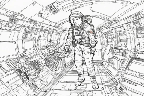 astronaut suit,spacesuit,spacewalk,space suit,space walk,sidonia,spacewalks,astronaut,space-suit,zero gravity,astronautics,sci fiction illustration,astronaut helmet,space capsule,cosmonaut,capsule,space tourism,sky space concept,robot in space,spaceship space,Illustration,Paper based,Paper Based 22