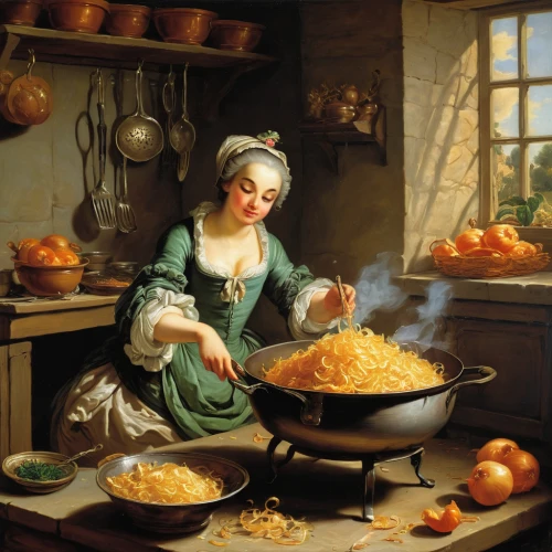 woman holding pie,girl in the kitchen,cookery,girl with bread-and-butter,woman eating apple,bougereau,mirepoix,coddle,cassoulet,pastiera,autumn chores,cuisine classique,dutch oven,pommes dauphine,food and cooking,girl with cereal bowl,cornucopia,potatoes with pumpkin,food preparation,girl picking apples,Art,Classical Oil Painting,Classical Oil Painting 36