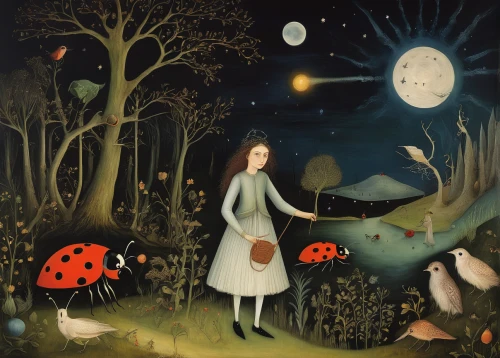 girl picking apples,girl in the garden,girl with tree,the night of kupala,children's fairy tale,cloves schwindl inge,book illustration,the girl in nightie,carol colman,moths and butterflies,faerie,kate greenaway,fairy tale character,secret garden of venus,fairy tales,fireflies,ladybird,cosmos field,fairy forest,elizabeth nesbit,Illustration,Abstract Fantasy,Abstract Fantasy 16