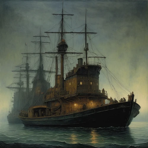 steam frigate,full-rigged ship,lev lagorio,caravel,arthur maersk,troopship,ghost ship,rescue and salvage ship,ironclad warship,galleon,royal mail ship,sloop-of-war,sea sailing ship,training ship,east indiaman,lightship,auxiliary ship,arnold maersk,barque,baltimore clipper,Illustration,Black and White,Black and White 28