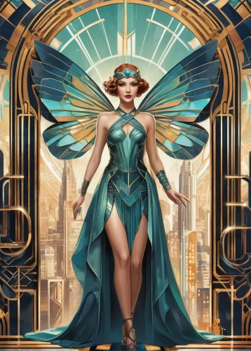 art deco woman,transistor,gatekeeper (butterfly),art deco,archangel,goddess of justice,art deco background,navi,sci fiction illustration,lady liberty,queen of liberty,blue enchantress,art nouveau,fantasy woman,fantasia,art deco frame,art nouveau design,virgo,baroque angel,business angel,Illustration,Vector,Vector 18