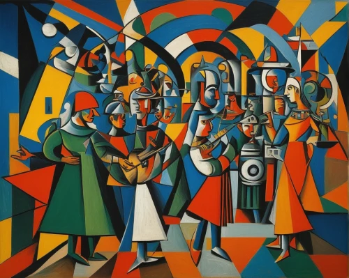 musicians,basotho musicians,violinists,african art,street musicians,musical ensemble,orchestra,orchesta,accordion player,group of people,dervishes,singers,the flute,khokhloma painting,procession,benin,man with saxophone,the pied piper of hamelin,itinerant musician,basotho,Art,Artistic Painting,Artistic Painting 05