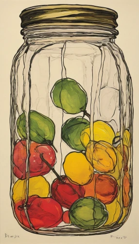 glass jar,jars,pickled cucumbers,empty jar,pickling,candy jars,jar,pickled cucumber,andy warhol,lolly jar,preserved food,warhol,spreewald gherkins,pickled,storage-jar,mixed pickles,david bates,honey jar,canning,mason jars,Conceptual Art,Oil color,Oil Color 15