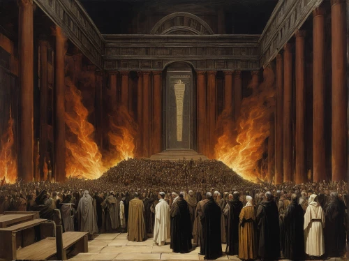 the conflagration,lake of fire,dante's inferno,door to hell,buddhist hell,pentecost,conflagration,burning of waste,inferno,purgatory,eu parliament,pillar of fire,vaticano,fire disaster,walpurgis night,school of athens,carmelite order,burning earth,church painting,sermon,Art,Classical Oil Painting,Classical Oil Painting 12