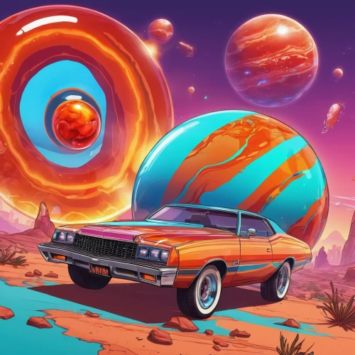 gas planet,fire planet,station wagon-station wagon,red planet,planet mars,planets,planet eart,moon car,alien planet,retro background,electron,planet,mission to mars,saturnrings,solar system,saturn,meteor,retro vehicle,ford galaxie,mercury,Illustration,Vector,Vector 19